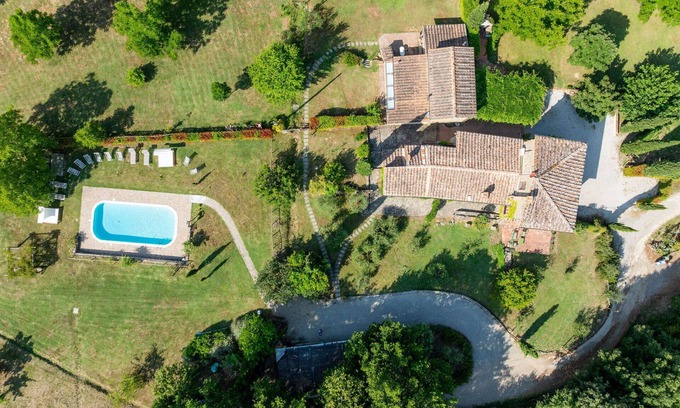 Montaione Villa | Private Villa with private pool, A/C, WIFI, TV, panoramic view, parking, close to San Gimignano