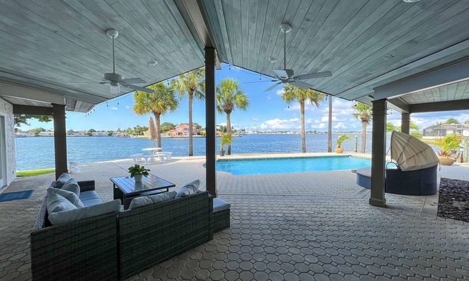 St. Pete Beach House | Private Waterfront Oasis - 1 mile from beautiful white sand beach