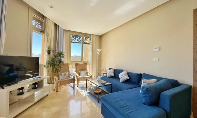 El Gouna Apartment | Proper & Plush 1 BDR Mangroovy Free Pool & Beach Access
