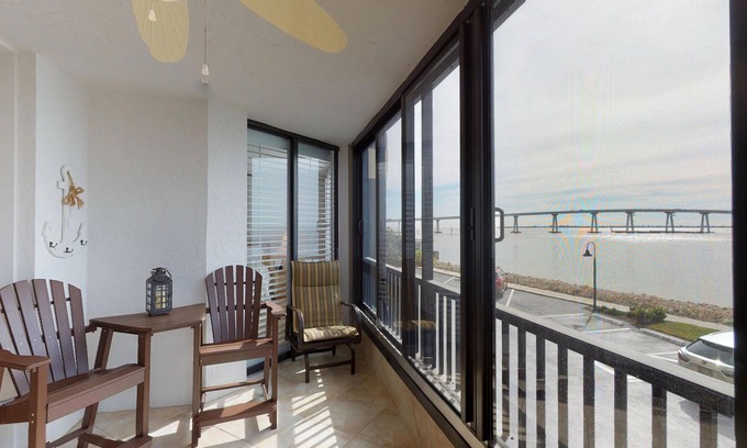 Punta Rassa Condo | Punta Rassa #104 WATERFRONT RETREAT ON SAN CARLOS BAY WITH CAPTIVATING WATER VIEWS