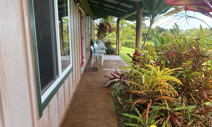 Papaikou Apartment | Puumoi ocean view hideaway