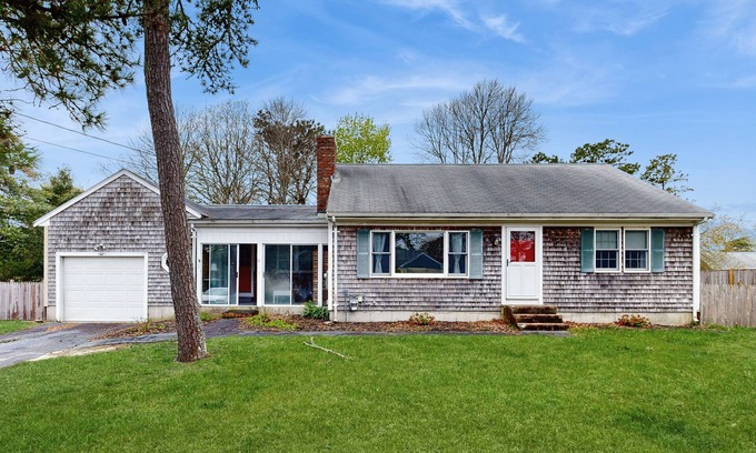 South Yarmouth House | Quiet home in central location with deck, W/D, & large yard