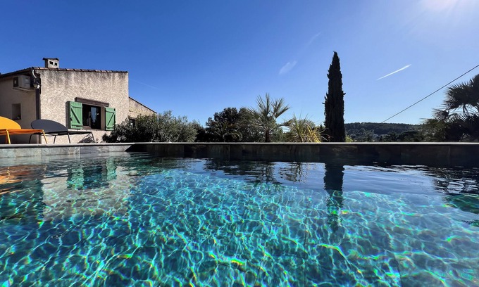 Trans-en-Provence Villa | Quiet Villa with view and swimming pool