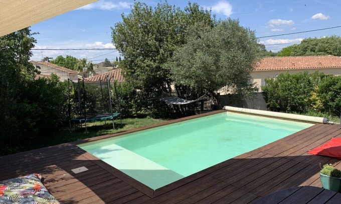 Aubais Villa | Quiet villa with swimming pool and garden