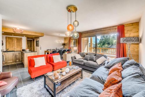 Les Boisses Apartment | Résidence Lodge Des Neiges C - Appartement 4 - pied de pistes, service hotelier inclus MAE-4482