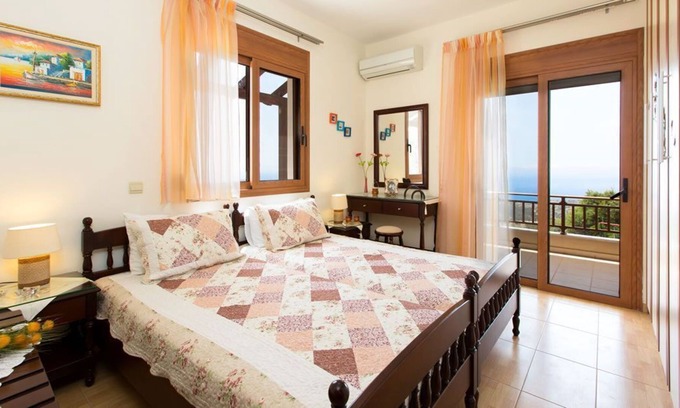 Triopetra Villa | R920 Superior Villa with Sea view, Garden view & Private Pool .