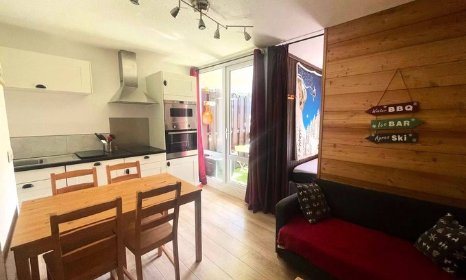 Mont-de-Lans Apartment | Rainbow C Residence - Charming apartment for 4 people ideally located at the foot of the slopes