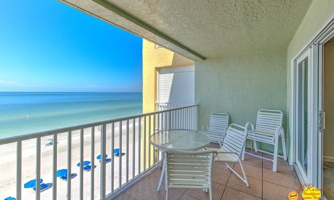 North Redington Beach Condo | Ram Sea 406 is a Silver Tier 2-bedroom 2 bath Gulf Front Condo on 4th Floor
