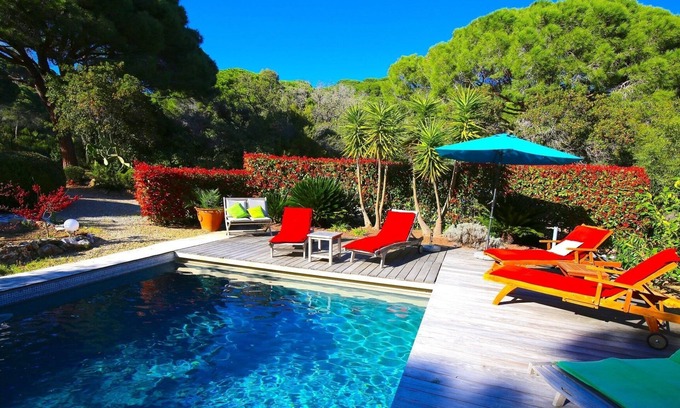 Ramatuelle House | Ramatuelle L'Escalet Pool villa 6 rooms and seaview