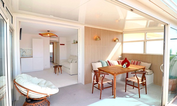 Antibes City Centre Apartment | Rare! Oasis Btw Old Antibes & Beach