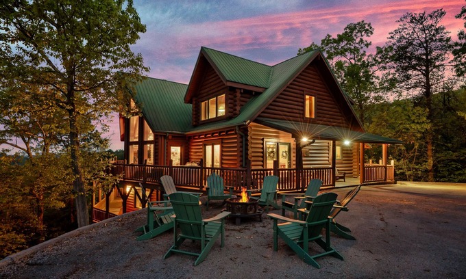 Gatlinburg - Pigeon Forge Cabin | Refreshed in 2025 - One of a kind 7,000 sqft. Lodge, VIEWS & Pool