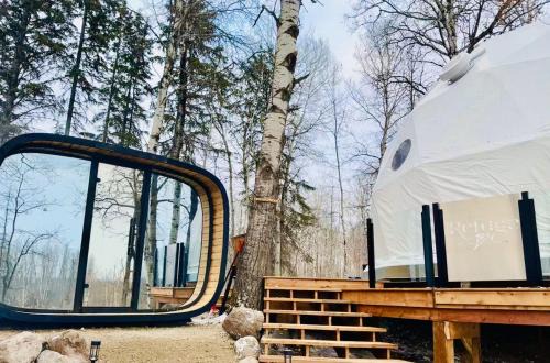 Central Alberta House | Refuge Bay's Aer XL Dome Luxury Off Grid Escape