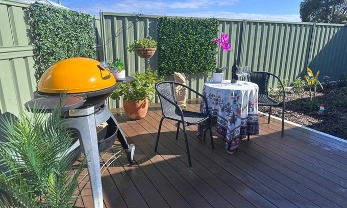 Margaret River House | Relax in a beautiful setting and watch the sun go down from the deck.