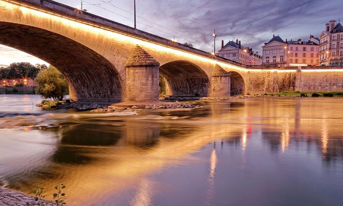 La Ferte-Saint-Aubin House | Relax in this historic and characterful holiday home with shared pool.