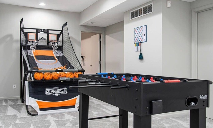 Jefferson House | Relax in Style! 5BR Home, Hot Tub & Games!