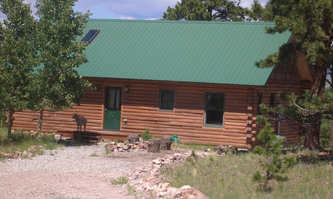 Hartsel Cabin | Remote Log Cabin Artist Retreat - comfort, serenity - spectacular views!
