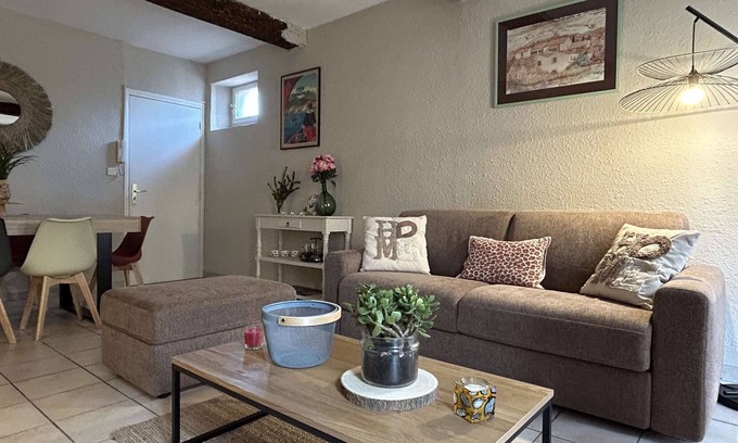 Banyuls-sur-Mer Apartment | Renovated 2-room apartment in Banyuls center, air-conditioned, near beach