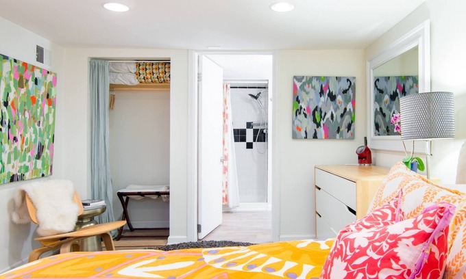Mapleton Hill House | Renovated basement studio in historic Mapleton Hill.