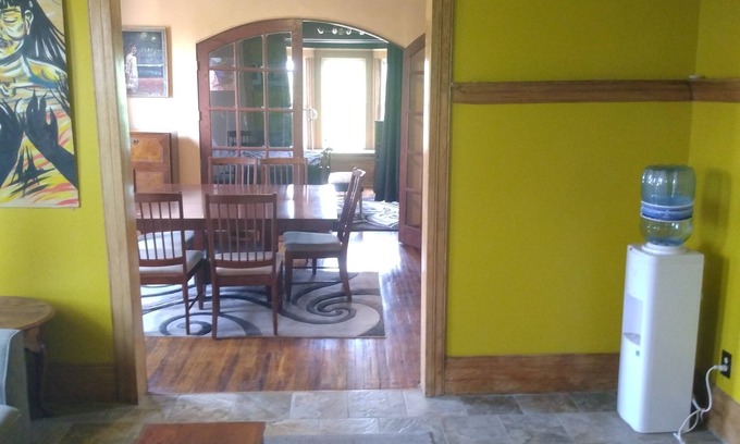 Detroit House | Renovated Church with two bedroom apartment and entertainment space.
