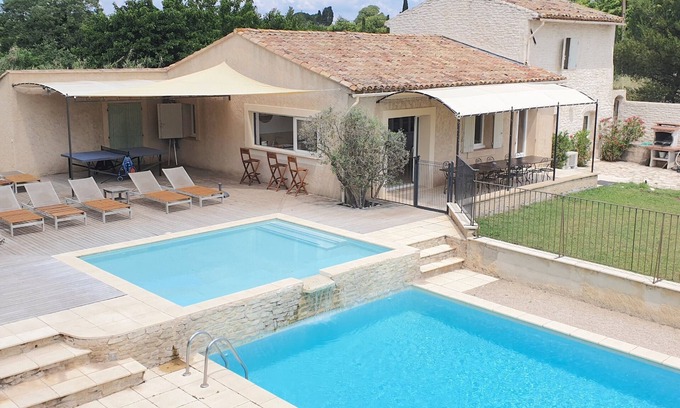 Taillades House | Renovated country house, ideal for 3 families, with heated pool, tennis.