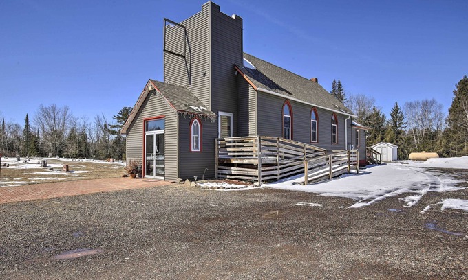 Hayward House | Renovated Historic Church Along Namekagon River!