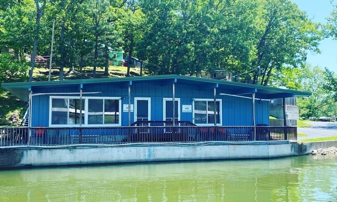 Camdenton Cabin | Renovated lakeside cabin with pool & resort amenities!