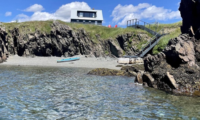 Trinity East House | Renovated Oceanfront Home with Private Beach