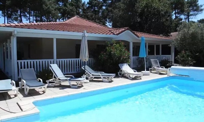 Lacanau-Ocean Villa | Residence Eden Parc - Large villa with swimming pool 4 bedrooms for 8 people Lacanau Ocean