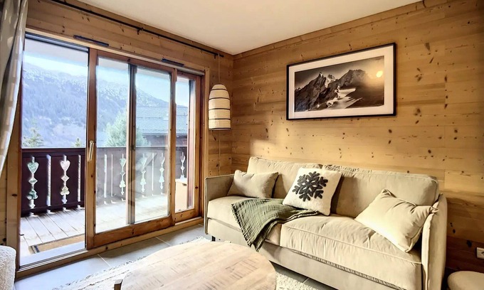 Meribel Village Apartment | Residence Fermes Mv, datura - Renovated like new, 100m from the slopes, family