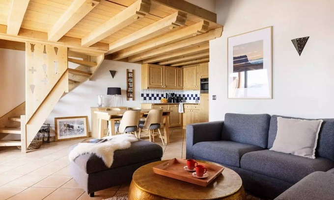 Les Eucherts Apartment | Residence Les Cimes Blanches - 3 PIECES DUPLEX 4 beds ROSIERE