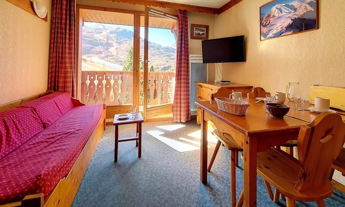 Les Bruyeres Apartment | Residence Valmonts A - 2 Rooms for 4 People