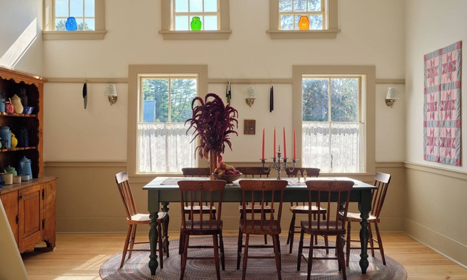 Center Lovell House | Restored Historic Farmhouse Near Kezar Lake & Country Club