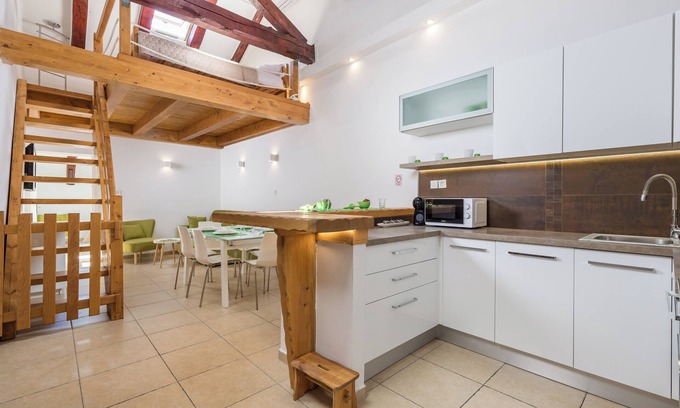 Rijeka Apartment | Restyled Roof Apartment Unique In Rijeka Historical Center