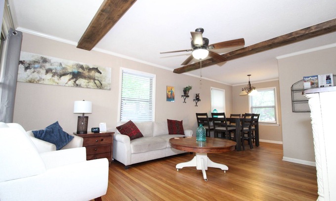 Tulsa House | Right across street from Expo Center, Fenced Yard