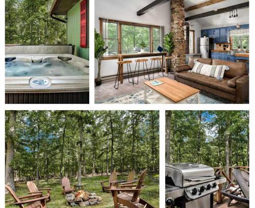 Great Cacapon House | River Access Cabin w Hot Tub Kayaks WiFi Grill