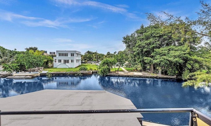 Northeast Miami Apartment | Riverfront Urban Serenity Manatee Wildlife!