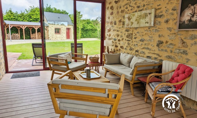 Saint-Georges-sur-Erve Cottage | Riverside Cottage with Fireplace, Fishing & Nature Trails - Sleeps 4