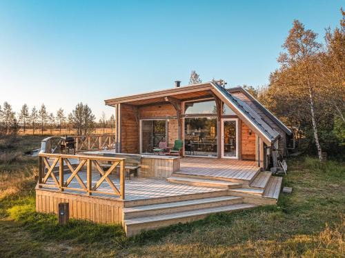 Blaskogabyggd House | Riverside Cabin - Hot Tub, Fishing and Relaxing Escape