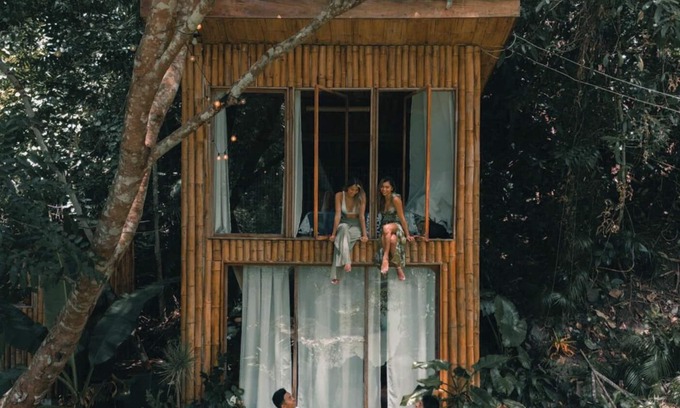 Lazi Cabin | Riverside Cabin near Cambugahay Falls With kitchen