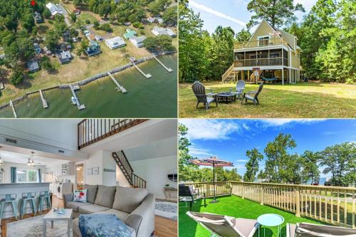 Coles Point Ski Chalet | Riverside Dreams -golfcart-views-screened porch