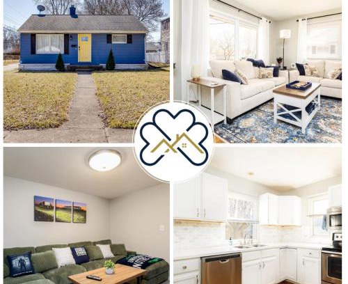 South Bend Apartment | Rockne's Rally - Updated 3BR 2BA Home 1 Mile from ND