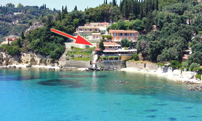 Lakones House | Room with amazing sea view 20 meters from the beach