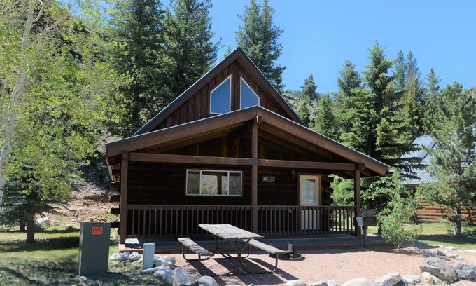 Almont Cabin | Roomy Taylor Canyon Cabin With Private Fishing Access