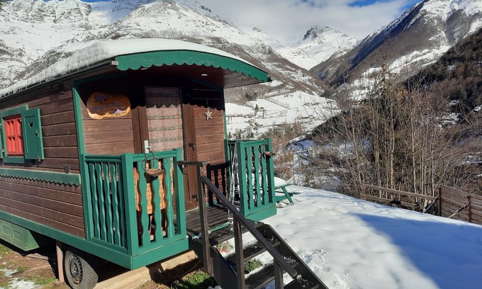 Gedre Cabin | Roulotte Rhododendron - Gavarnie