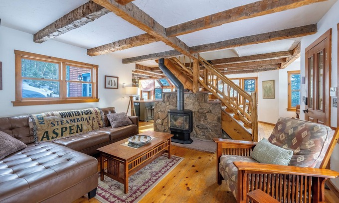 Alma Cabin | Rustic Cabin Nestled in Aspens & Pines w/Indoor Hot Tub: A Photographer's Dream