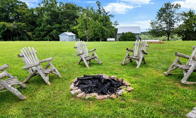Fancy Gap Cabin | Rustic Mountain Escape w/Fire Pit and Mountain Views-Cabin 1