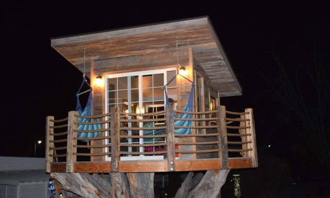 Montrose House | Rustic Tree House in the middle of town