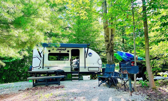 South Bloomingville House | RV Site 1 at High Rock Hideaways: SITE RENTAL ONLY. We do not rent RV's/campers.