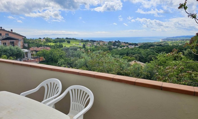 Sirolo Apartment | S320 - Sirolo, one bedroom apartment with breathtaking view