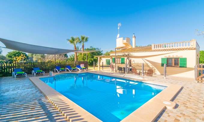 Santanyi Villa | SA TANQUETA DE SES ROQUES - Villa with private pool in Santanyi. Free WiFi